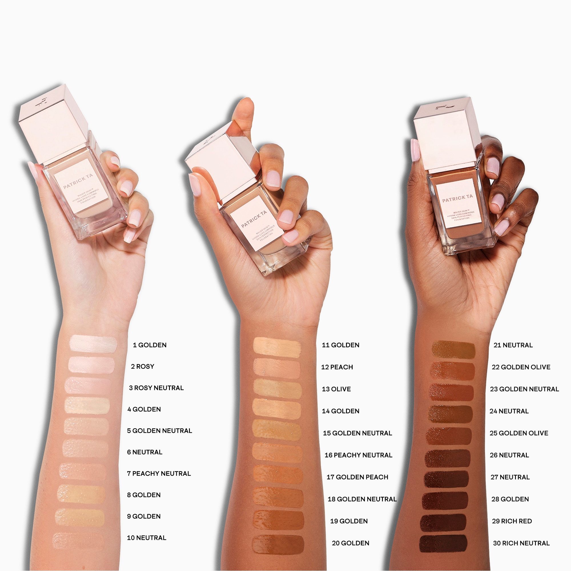 MAJOR SKIN HYDRA-LUXE LUMINOUS SKIN PERFECTING FOUNDATION (BASE DE MAQUILLAJE LUMINOSA)